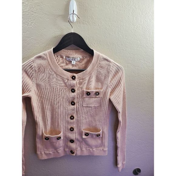 CAbi Pink Button-Up Cardigan - Picture 3 of 8